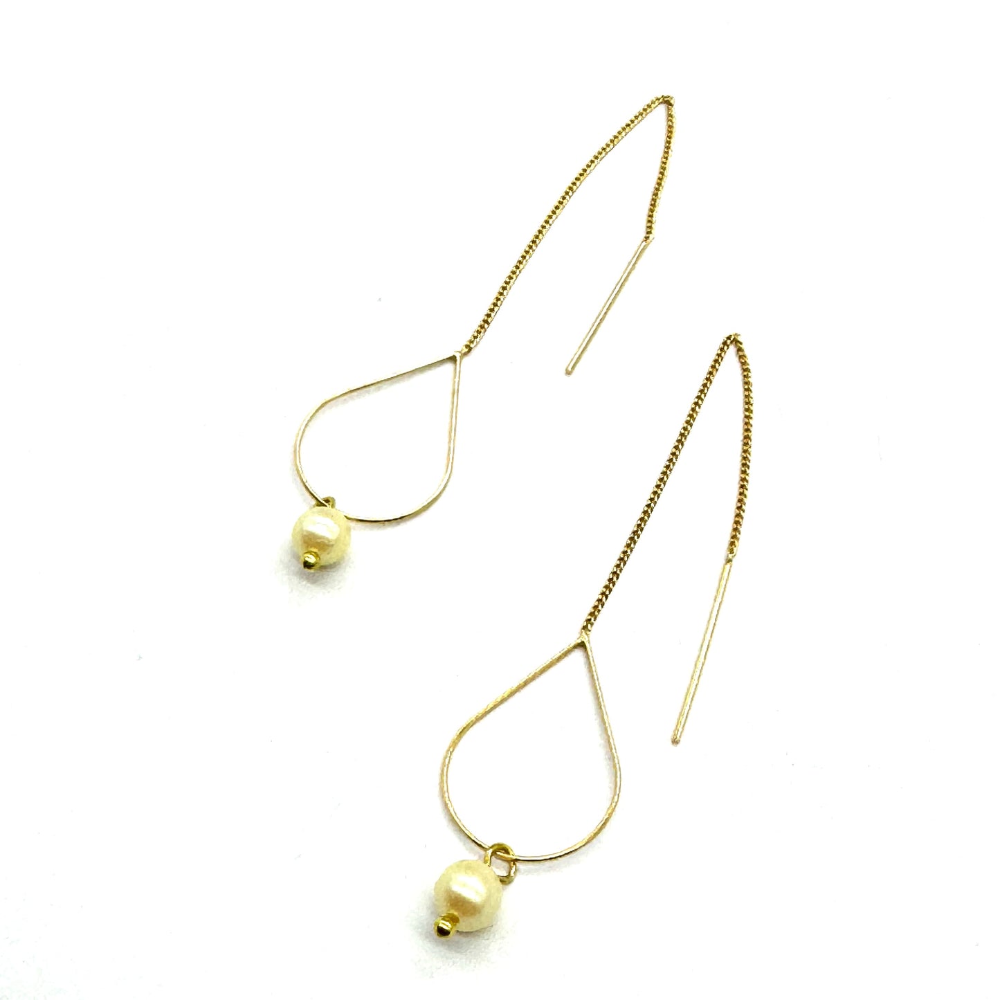 Pearl Tears Threader earrings PREORDER