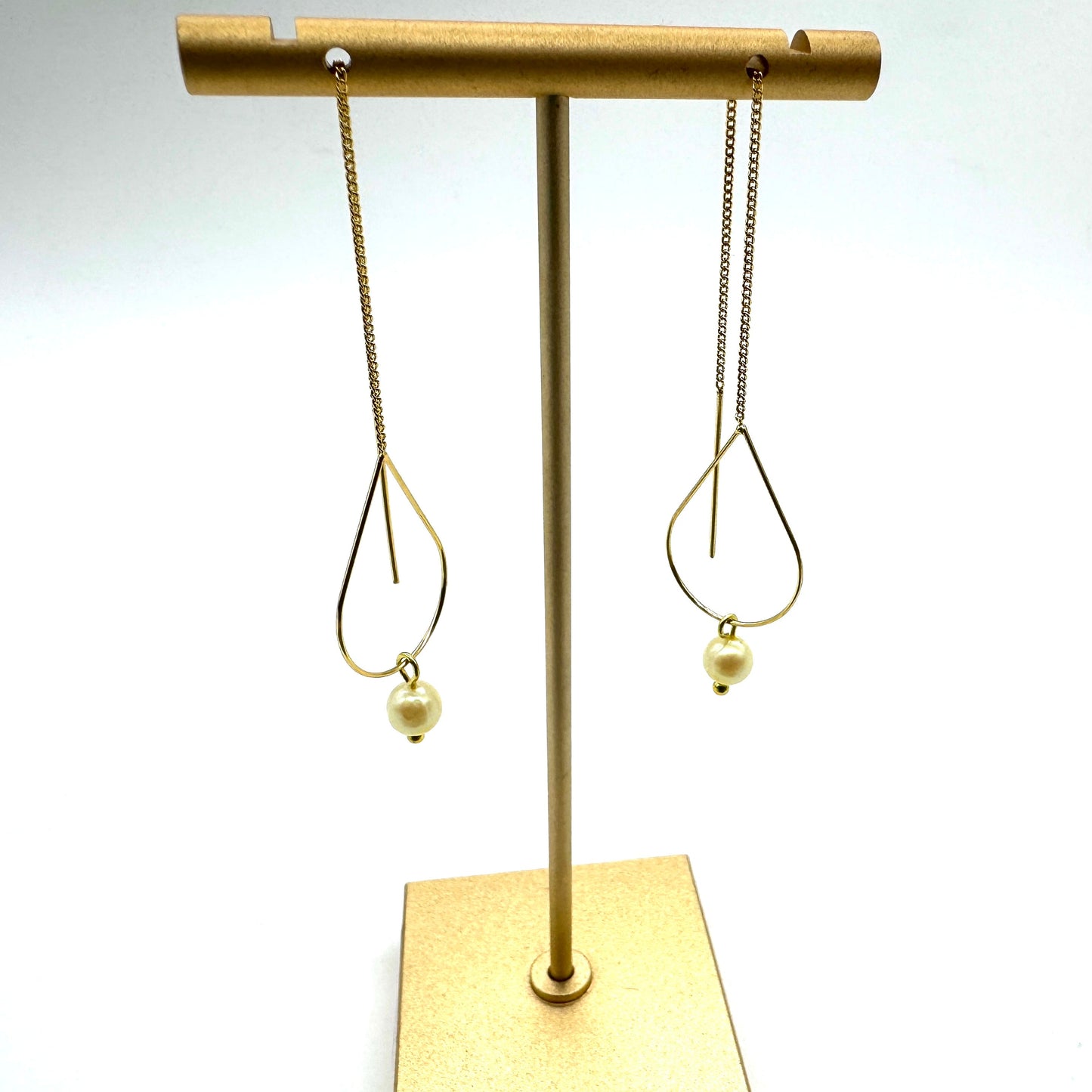 Pearl Tears Threader earrings PREORDER