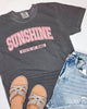 Sunshine State of Mind Garment Dyed Graphic T-shirt - Final Sale