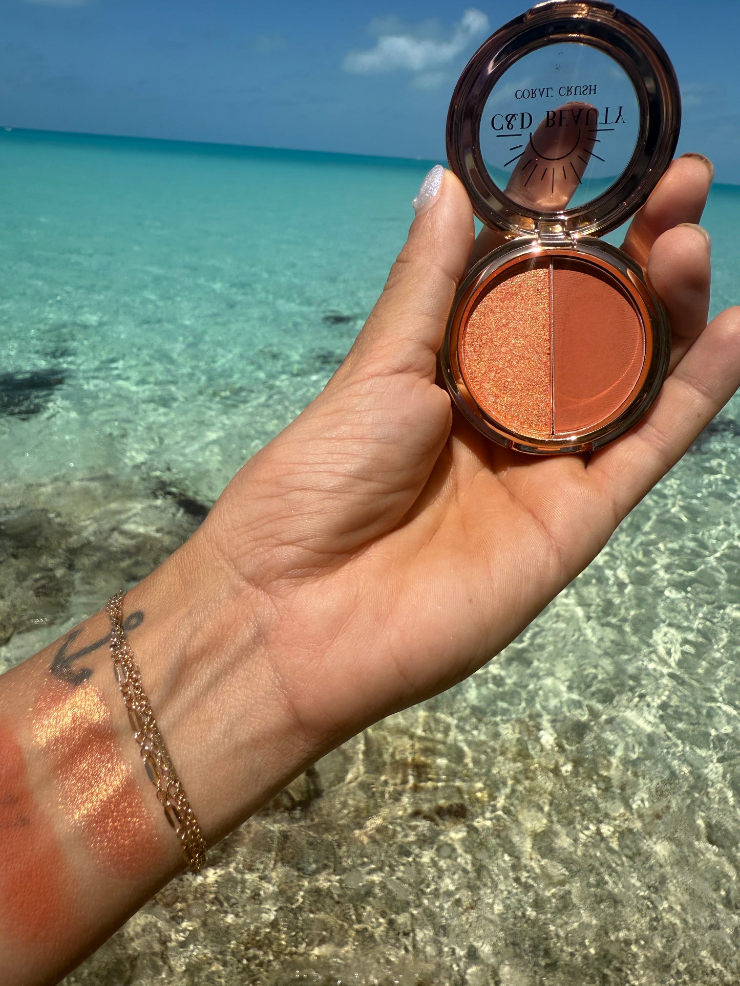 Coastal Glow Double Eye Shadows - C & D Beauty *30A SEPT PREORDER