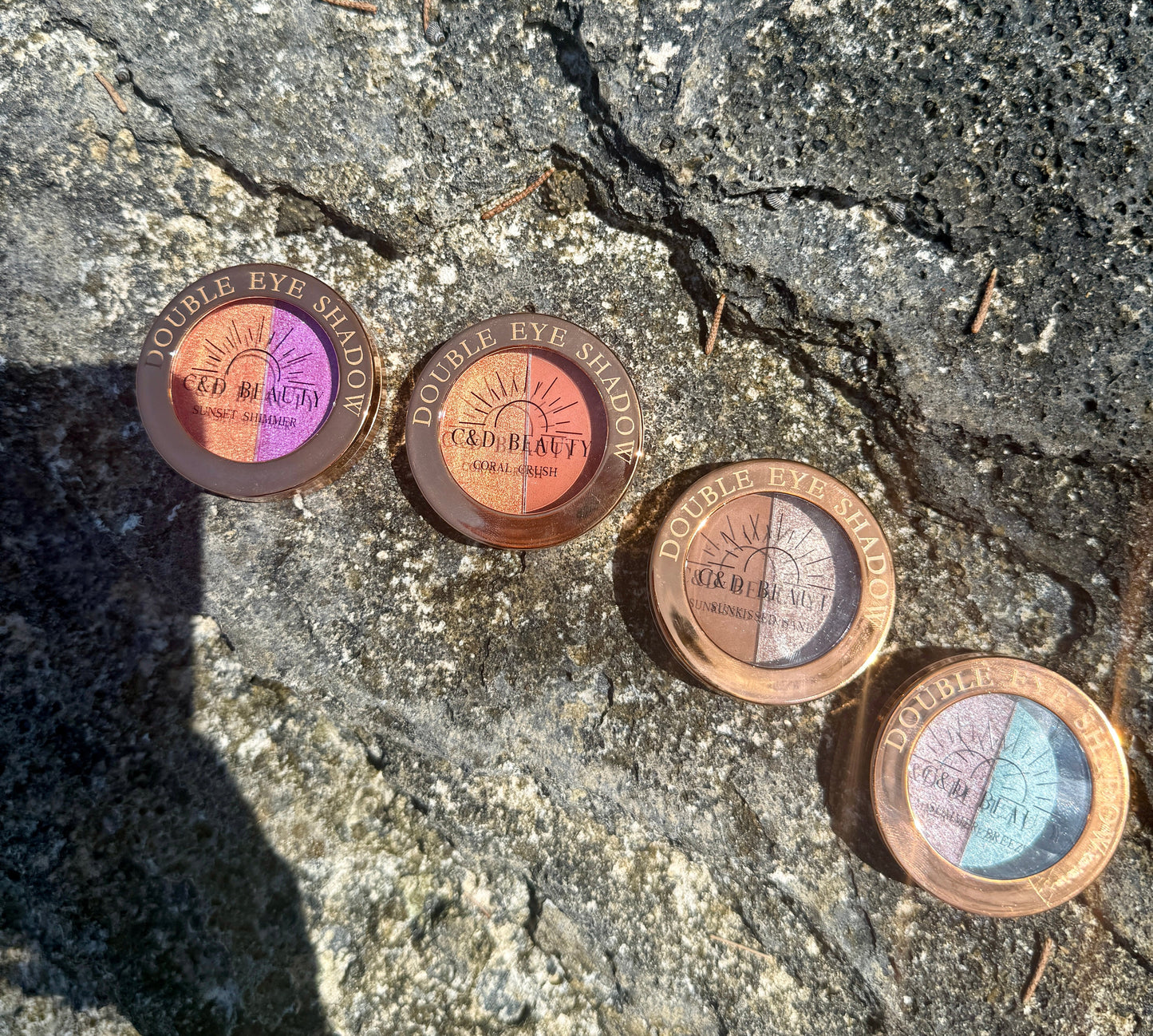 Coastal Glow Double Eye Shadows - C & D Beauty *30A SEPT PREORDER