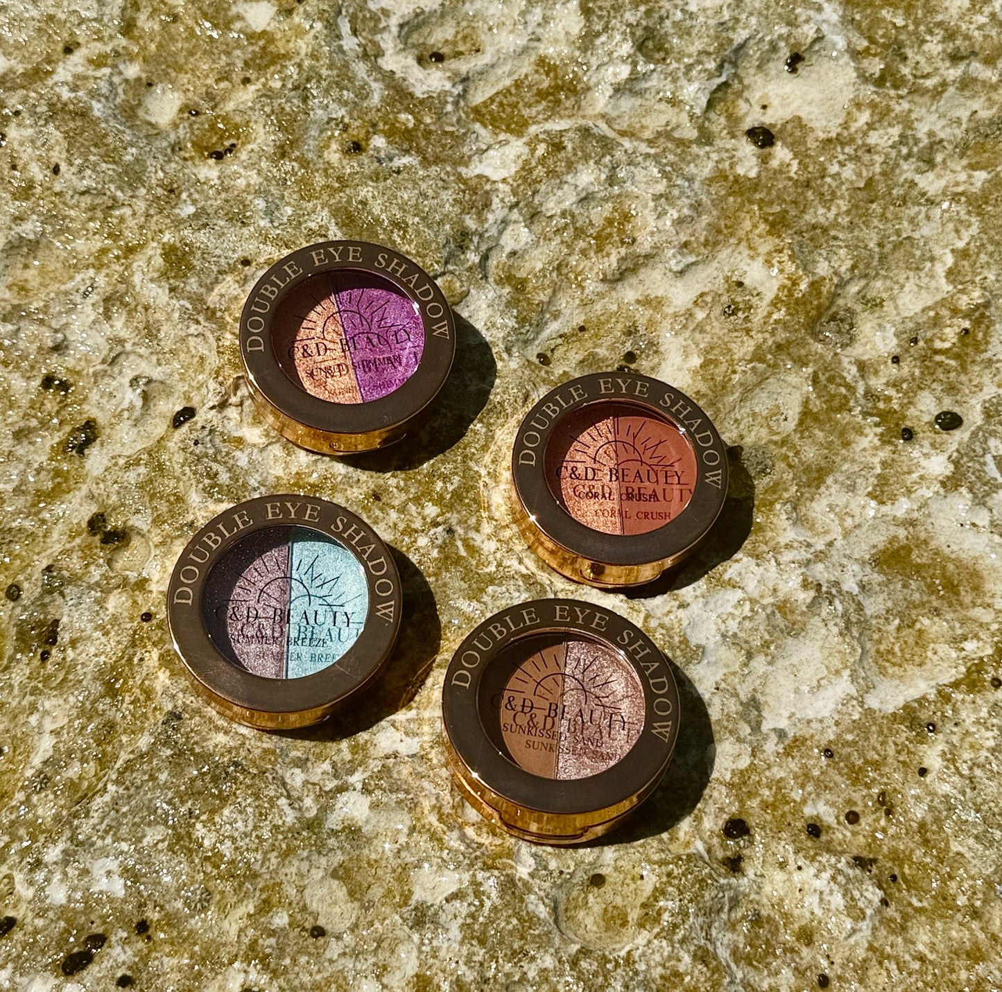 Coastal Glow Double Eye Shadows - C & D Beauty *30A SEPT PREORDER