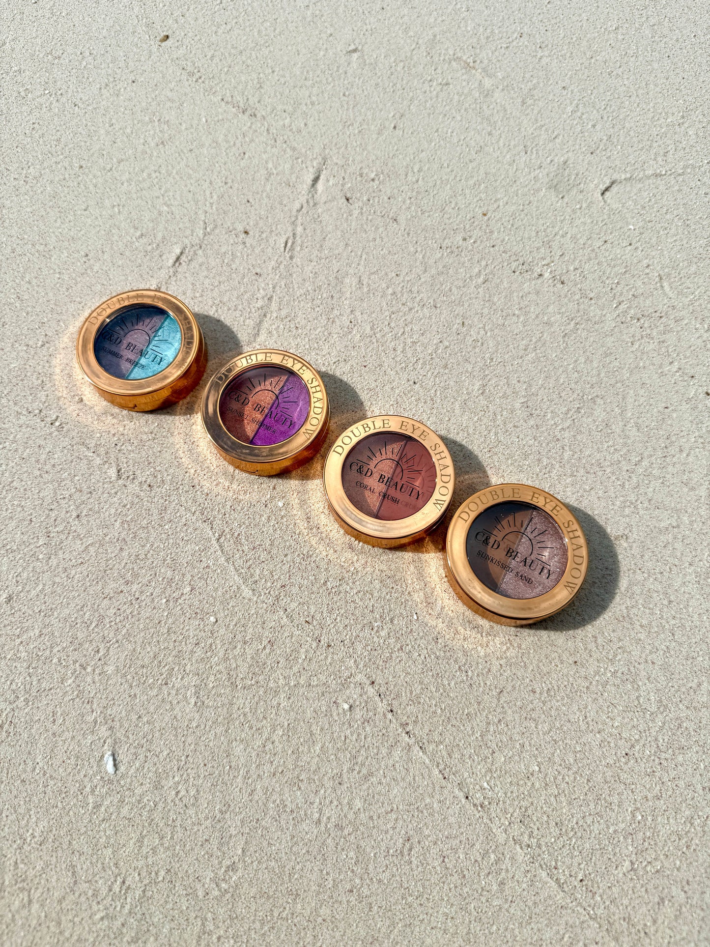 Coastal Glow Double Eye Shadows - C & D Beauty *30A SEPT PREORDER
