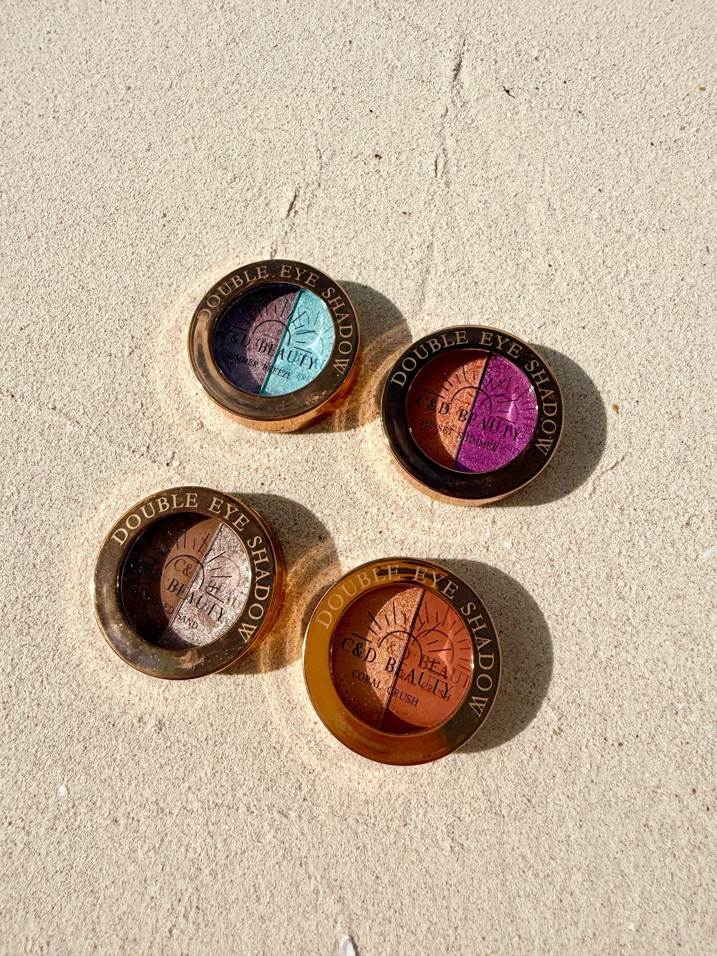 Coastal Glow Double Eye Shadows - C & D Beauty *30A SEPT PREORDER