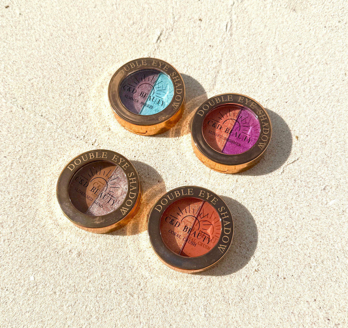 Coastal Glow Double Eye Shadows - C & D Beauty *30A SEPT PREORDER