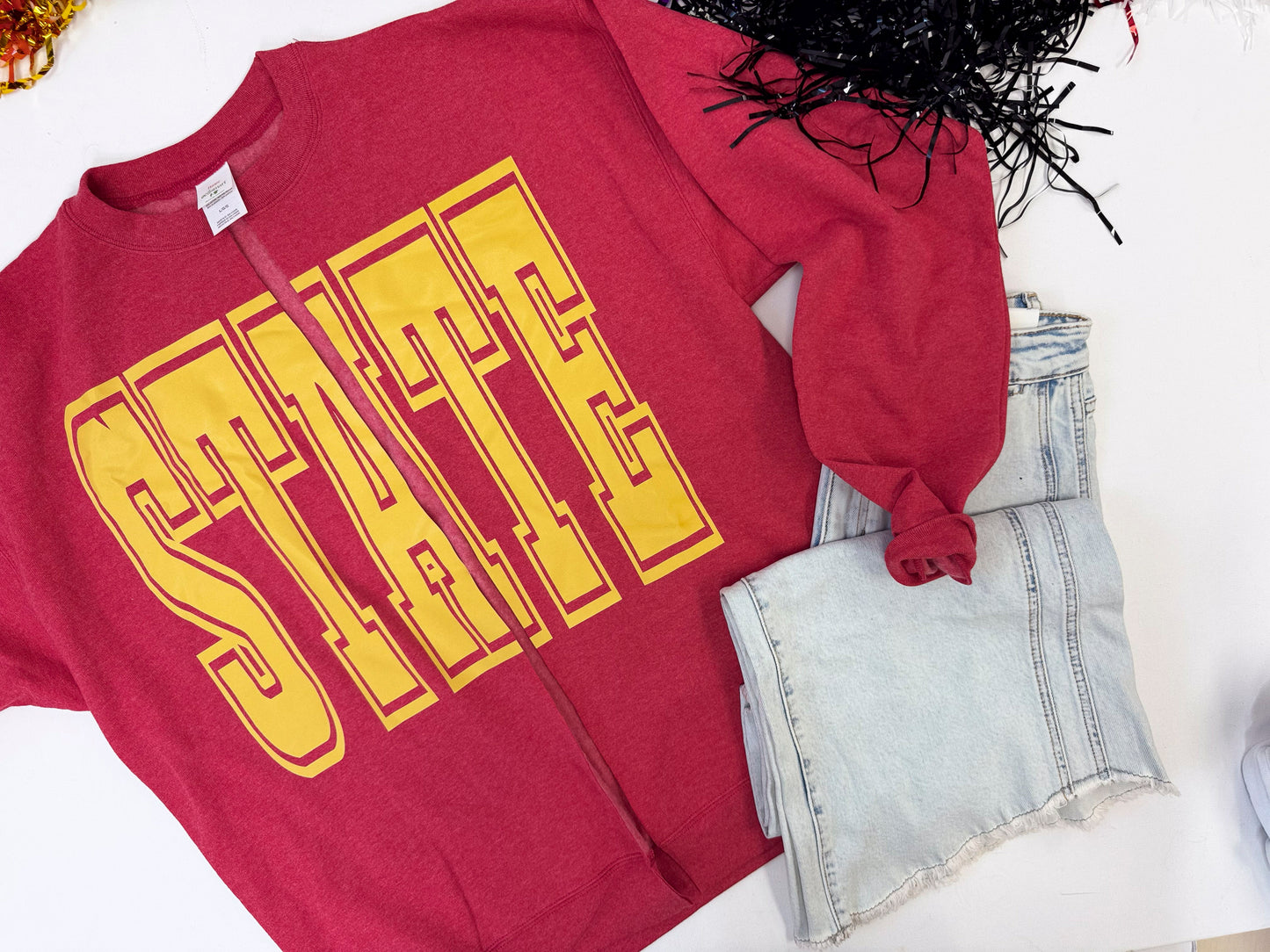 STATE Viral Custom Sweatshirt Cardigan**