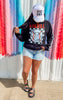 Baseball XX Smiley Fleece Graphic Sweatshirt**