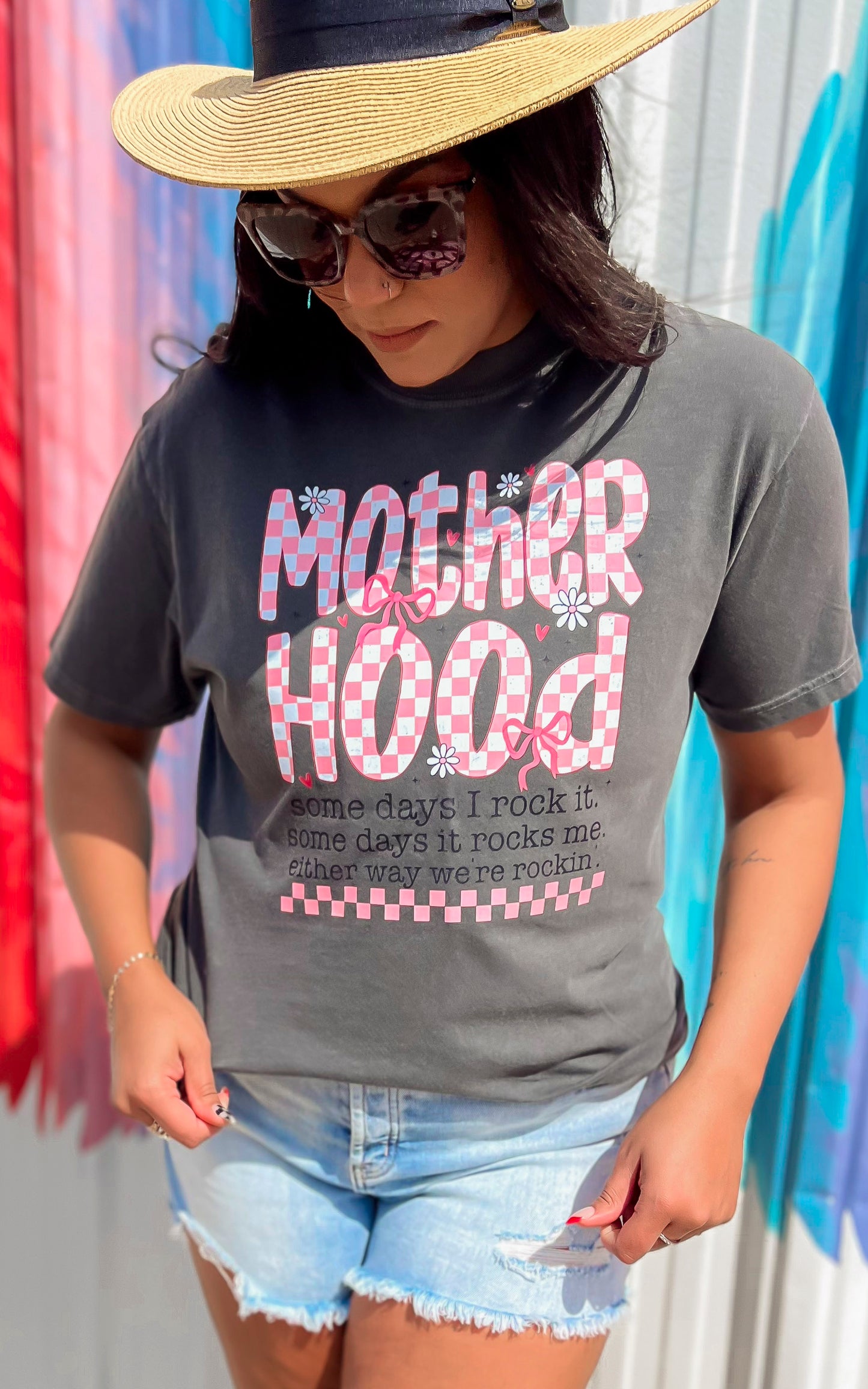 Motherhood Garment Dyed Graphic T-shirt - Final Sale