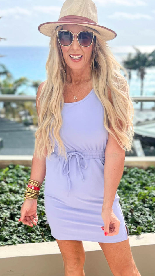The Sophia Purple Tank Dress by Salty Wave *FINAL SALE