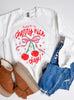 Have a Cherry Nice Day Graphic Crewneck Sweatshirt | FINAL SALE