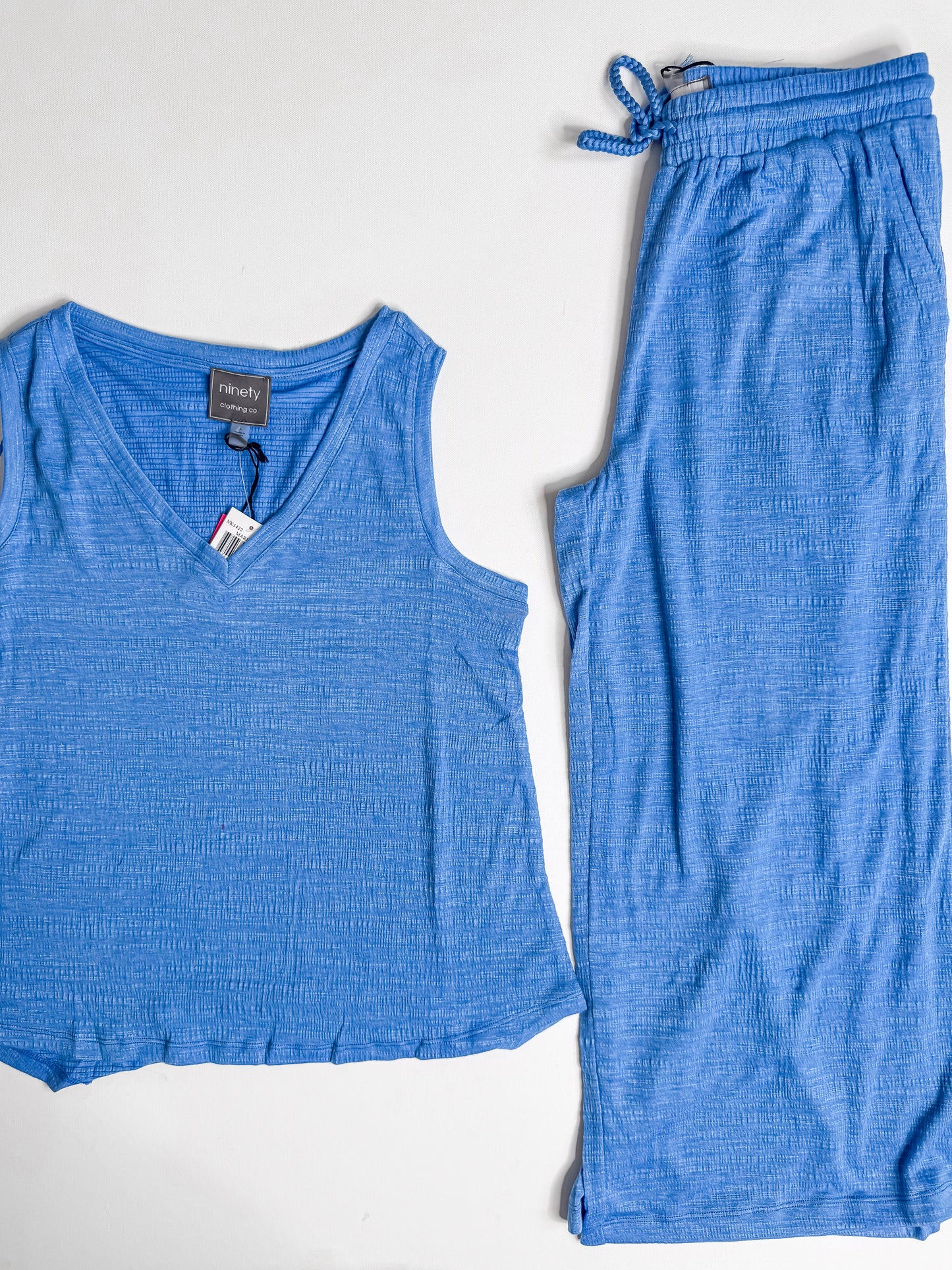 Marine Blue Drawstring Comfy Pants - Final Sale