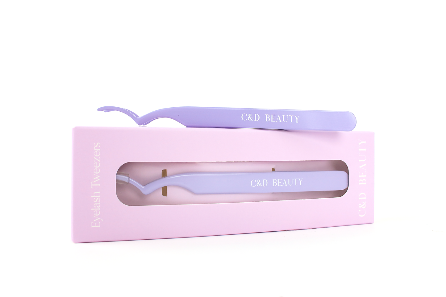 LuxeGlide Lash Tweezers - C & D Beauty *30A SEPT PREORDER