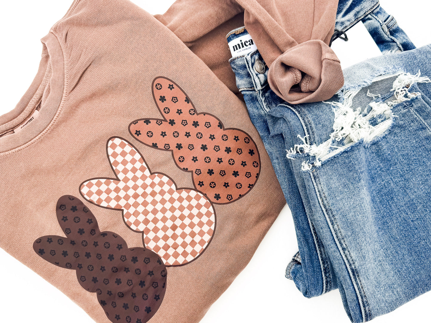 Boujee Peeps Garment Dyed Sweatshirt | Comfort Wash