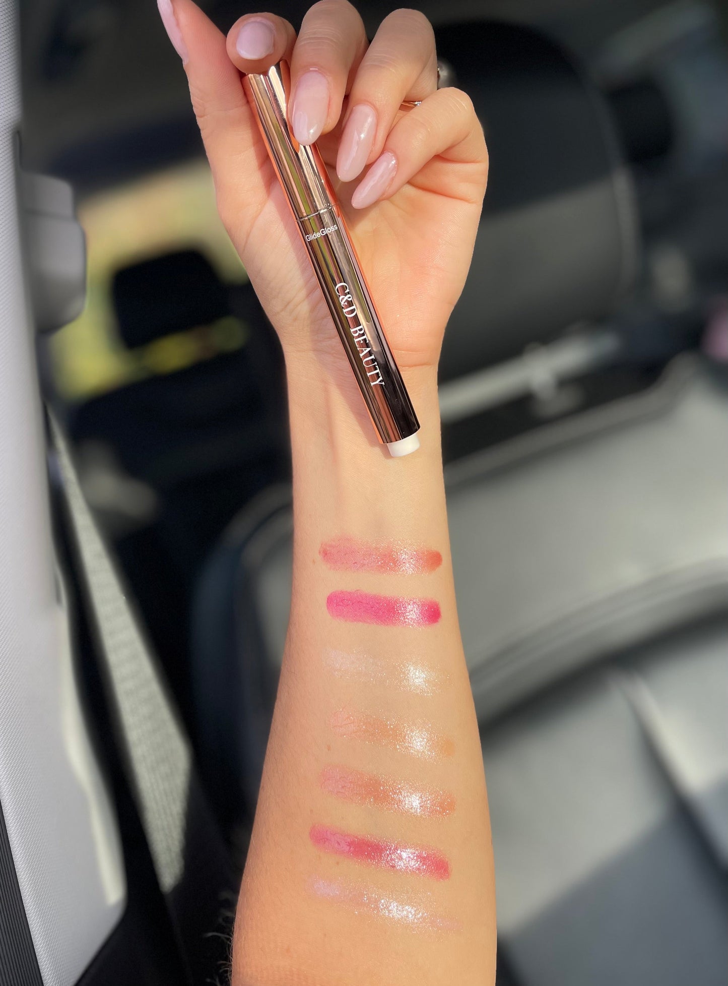 GlideGloss Shimmer Lip Balm - C & D