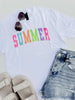 Rainbow SUMMER Graphic T-shirt - Final Sale