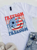 Red White & Blue Freedom Graphic T-shirt - Final Sale