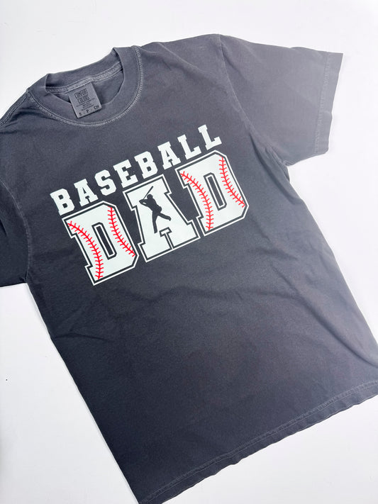 The Baseball Dad Garment Dyed Graphic T-shirt