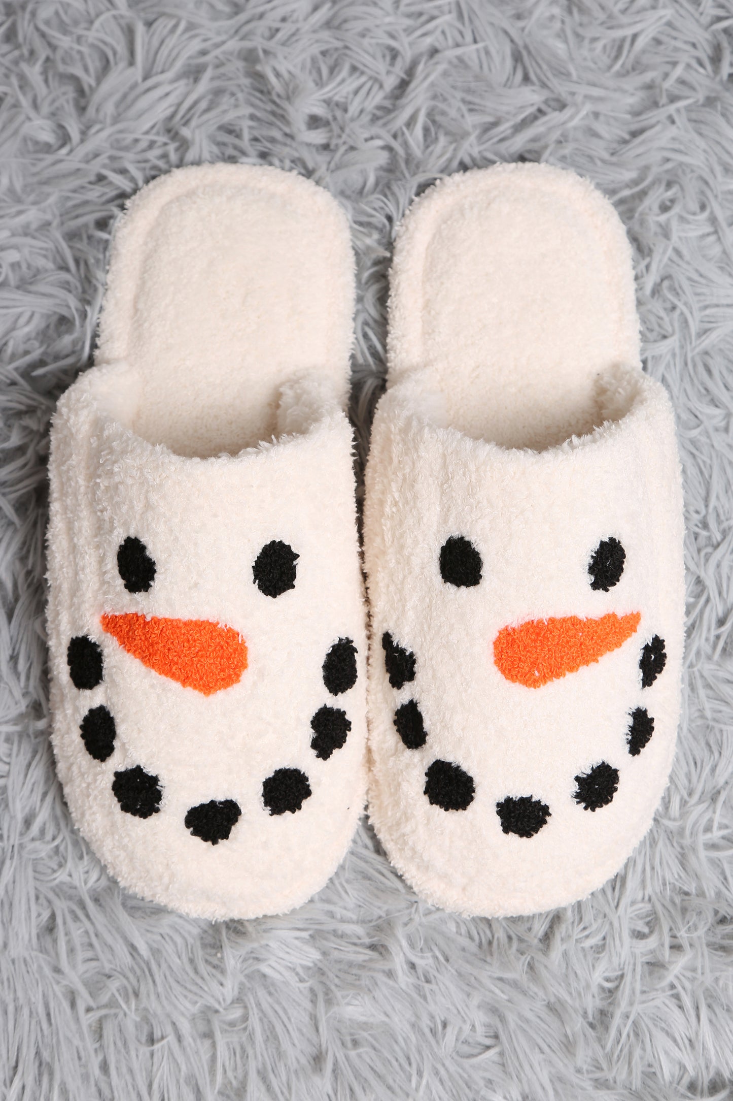 Snowman Embroidered Slipper