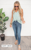 DUSTY GREEN TOP