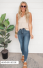 HEATHER BEIGE SLEEVELESS TOP