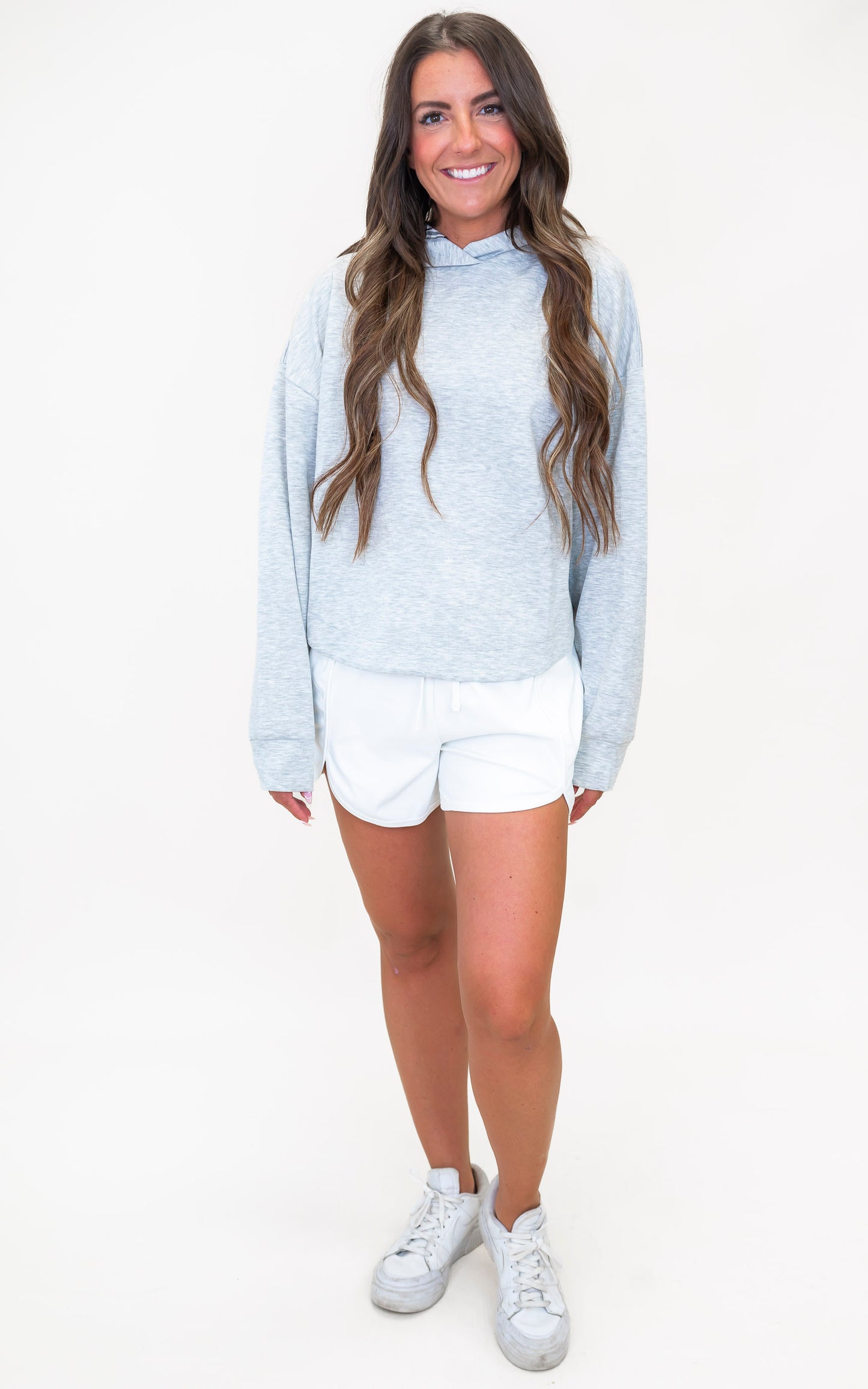 Cropped Pullover Hoodie