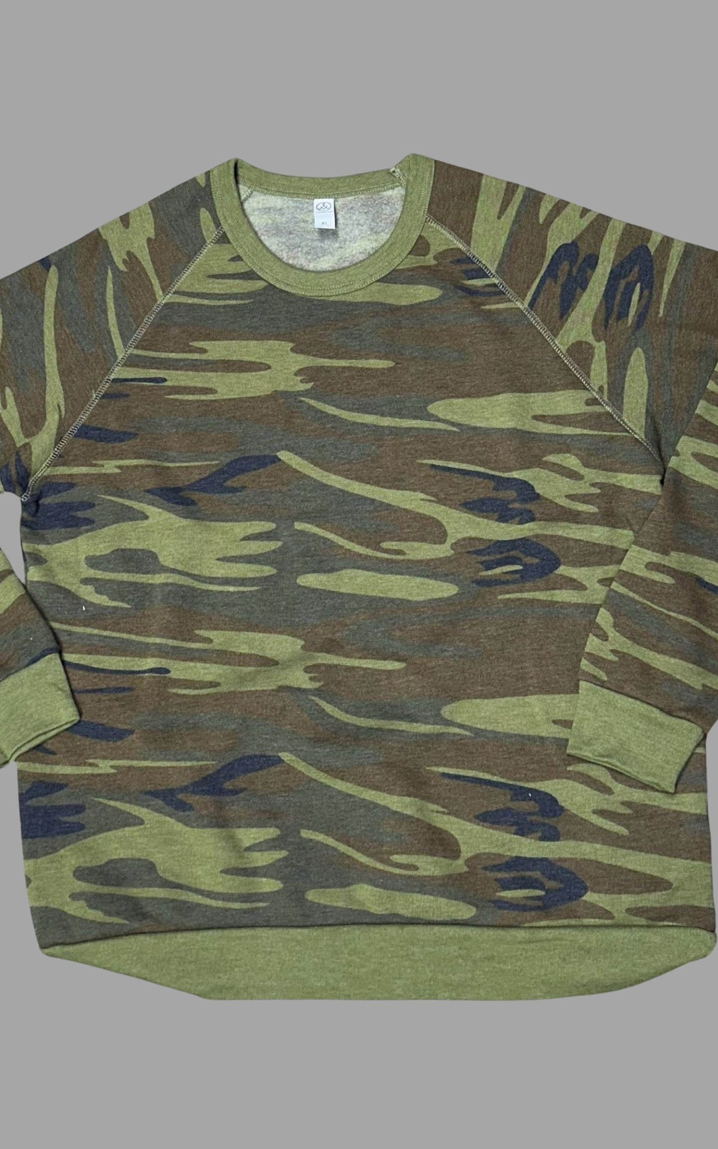 Camo Crew Fleece Sweater | FINAL SALE