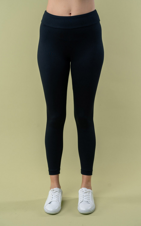 High Waisted Solid Knit Legging