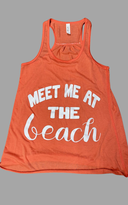 Meet me at the Beach Sample Racerback Tank Top | FINAL SALE