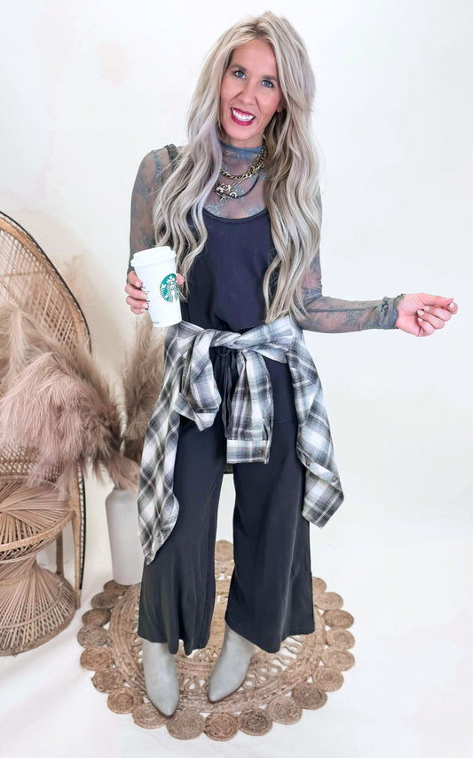 Cotton Tank Jumpsuit - Final Sale