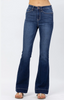 Hi-Rise 2" Hem Trouser Flare | Judy Blue
