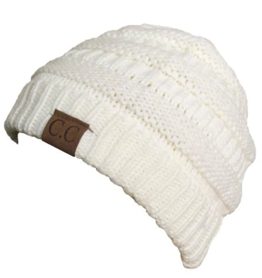 Britt's Knits Ivory Mainstay Beanie – FrouFrou Couture