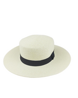 Ivory Modern Fedora Sun Hat