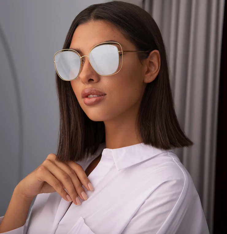 Golden Girl Sunglasses - Gold/Silver