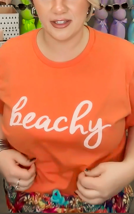 Beachy Graphic T-shirt - Final Sale***