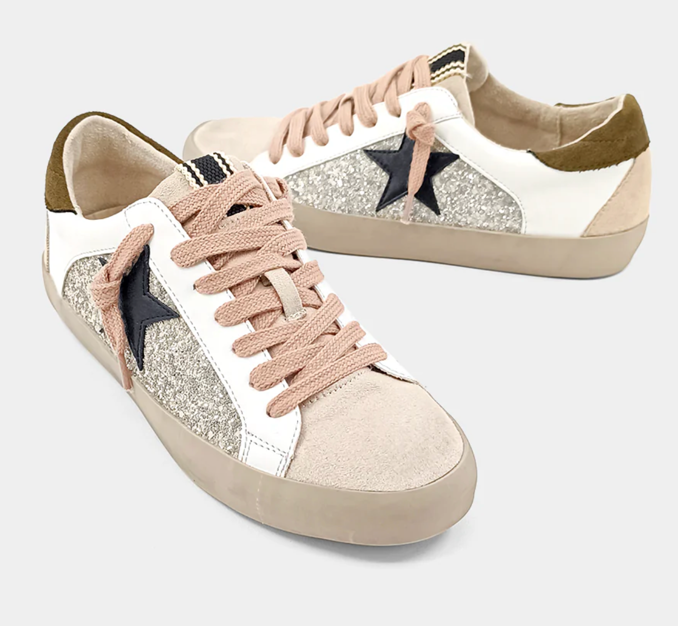 Pearl Glitter PAULA Sneaker - Shu Shop - Final Sale