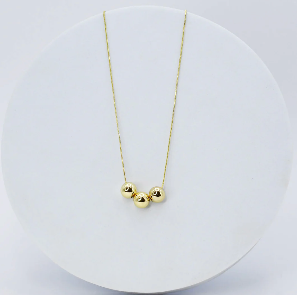 Triple Fireball Necklace *PREORDER*