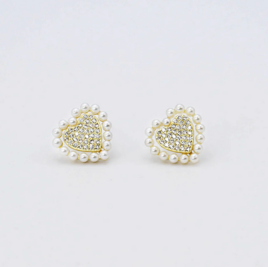 Eternal Heart Stud Earrings *30A OCTOBER LIVE PREORDER