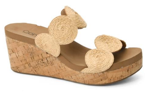 Make A Toast Natural Wedge Sandal | Corkys - Final Sale