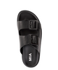 The Gen Black Dual Buckle Sandal | MIA SHOES *FINAL SALE
