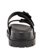 The Gen Black Dual Buckle Sandal | MIA SHOES *FINAL SALE