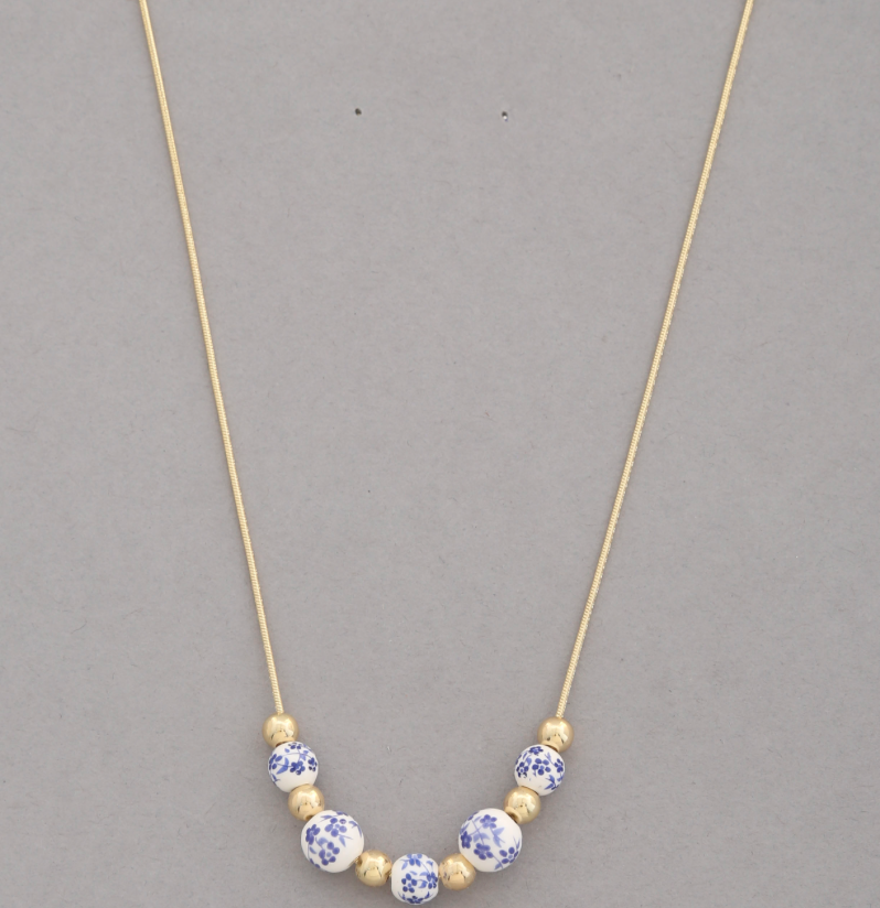 Ceramic Beaded Necklace