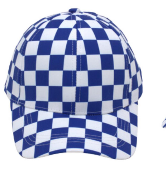Checkered Trucker Hat