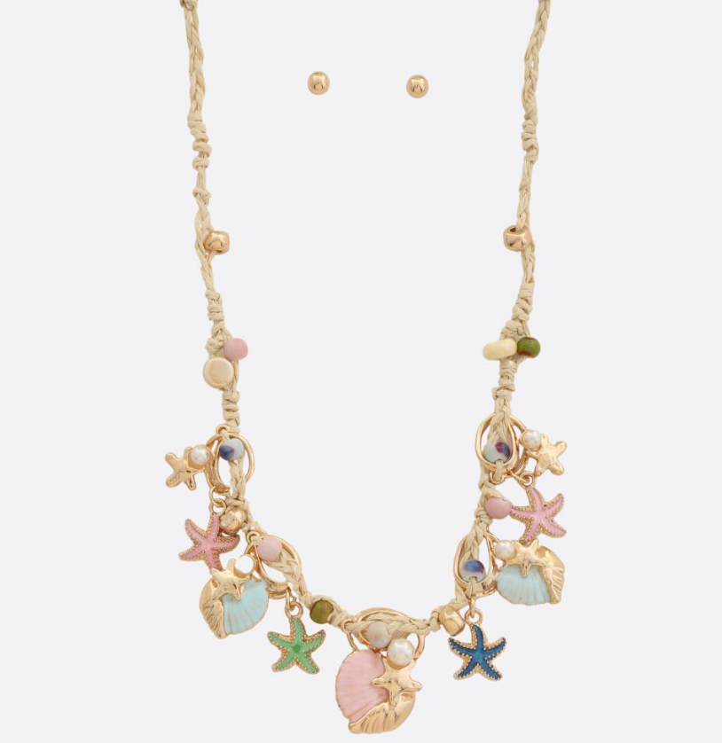 Sea Life Multi Charm Necklace