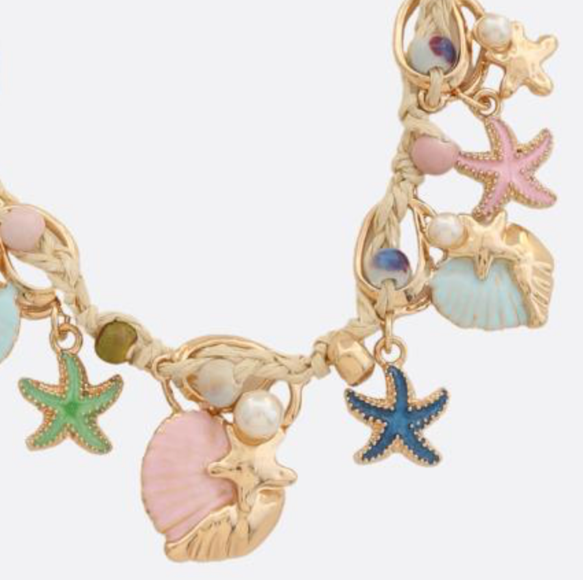 Sea Life Multi Charm Necklace