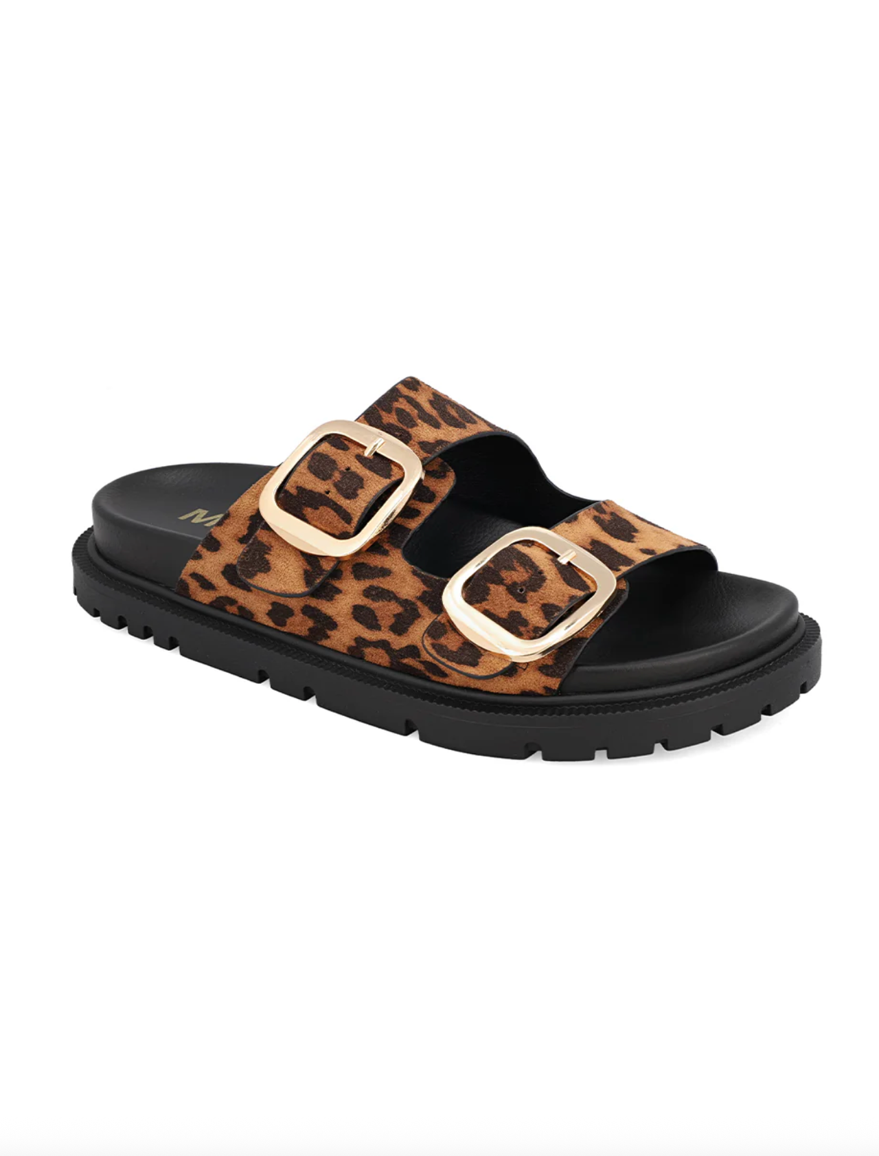 Leopard Buckle Sandals