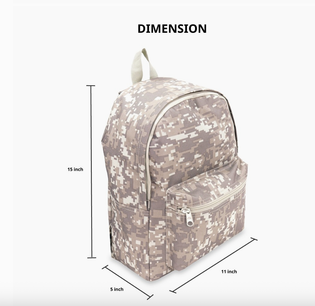 Digital Camo Basic Backpack