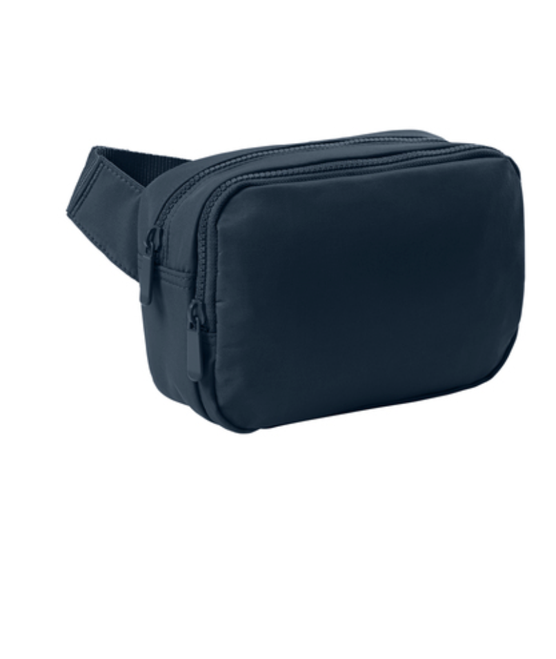 Matte Dual-Compartment Crossbody Bag