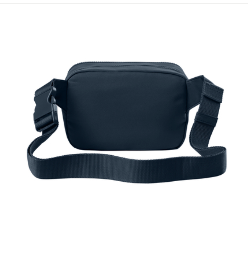 Matte Dual-Compartment Crossbody Bag