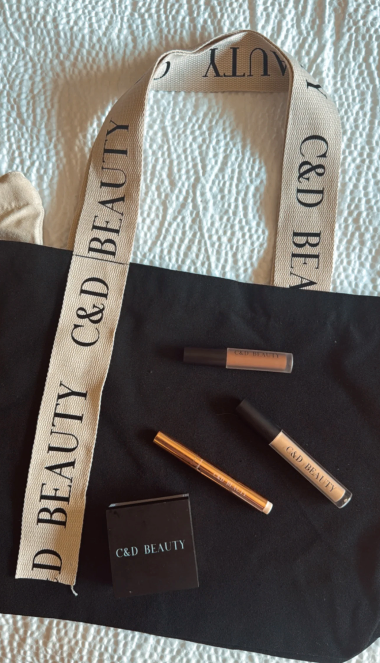 C & D Canvas Tote | C&D BEAUTY *PREORDER