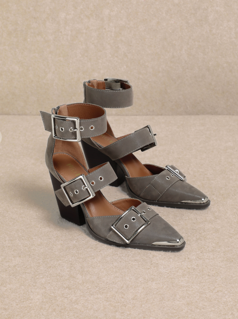 Hendrix - Pointed Toe Hollow Out Stiletto Sandals | MIIM (5 COLORS) *LA LIVE PREORDER 35% OFF